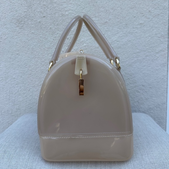 Furla Candy Boston Tote – Large Stone Jelly PVC Bag - Picture 4 of 10